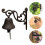 Rustic Iron Bird Door Bell Wall Mounted Antique Decor 3