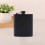 Matte Black Stainless Steel Hip Flask 7 oz 3