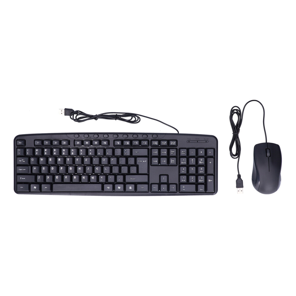Multilingual Typing Keyboard, Quiet Key Design For Peaceful Typing Sessions, Ergonomic Design Promotes Comfortable Use In Office Or Home, Plug And 9557311126284
