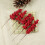 Red Berry Stems Fake Holly 10 Pcs 5