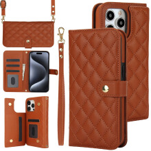 Leather Wallet Phone Case with Card Holder for compatible with iPhone 15 Pro Max, 15 Pro, 15 Plus, 14 Pro Max, 14 Pro, 13 Pro Max, 13 Pro, 12 Pro