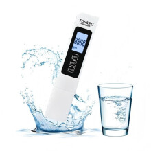 DAMAI2025 4-i-1 digital vannkvalitetstester (0–9990 ppm), TDS-måler for drikkevann, hydroponikk, akvarier, RO og bassenger
