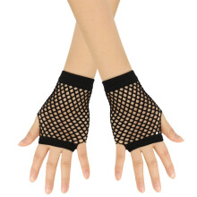 Compression Gloves Women Compression Gloves Fishnet Gloves Fingerless Gloves Long Gloves Mesh Gloves One Size Black One Size