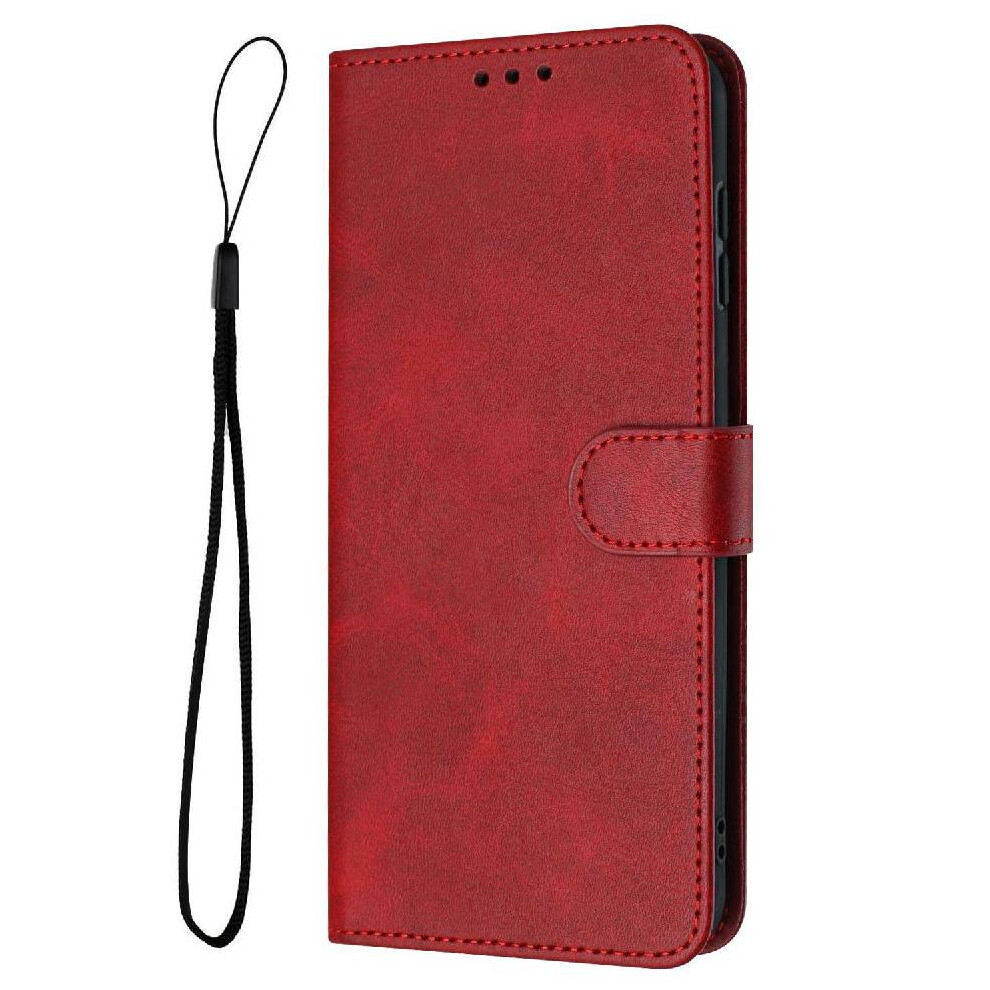 () Flip Case For Motorola Edge 70 Fusion Pure Colour With Buckle Kickstand With Card Slot Pu Leather 764563204748