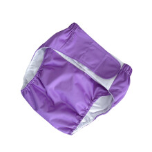 Adult Diaper Adjustable Washable Waterproof Pants Dark