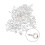 Mini Screw Eye Pins Jewelry Hooks Silver 600 pcs 2
