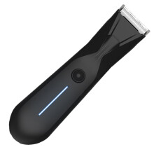 Aparat de tuns personal Abs – bleumarin, impermeabil, lamă ceramică, reîncărcabil, dimensiune de călătorie, cu lumină, compatibil cu Abs