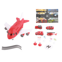 Playset For Girls Pretend Playset For Girls Rescue Fire Truck Toy Interactive Playset Moveable Wheels Lights And Sound Transport Vehicles Die-Cast