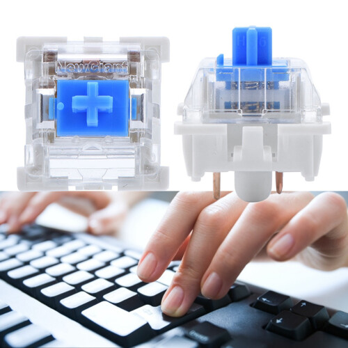 10 Blue Mechanical Switch Plate Mount