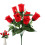 Silk Artificial Rose Bouquet 17 Inch 1 Piece 2