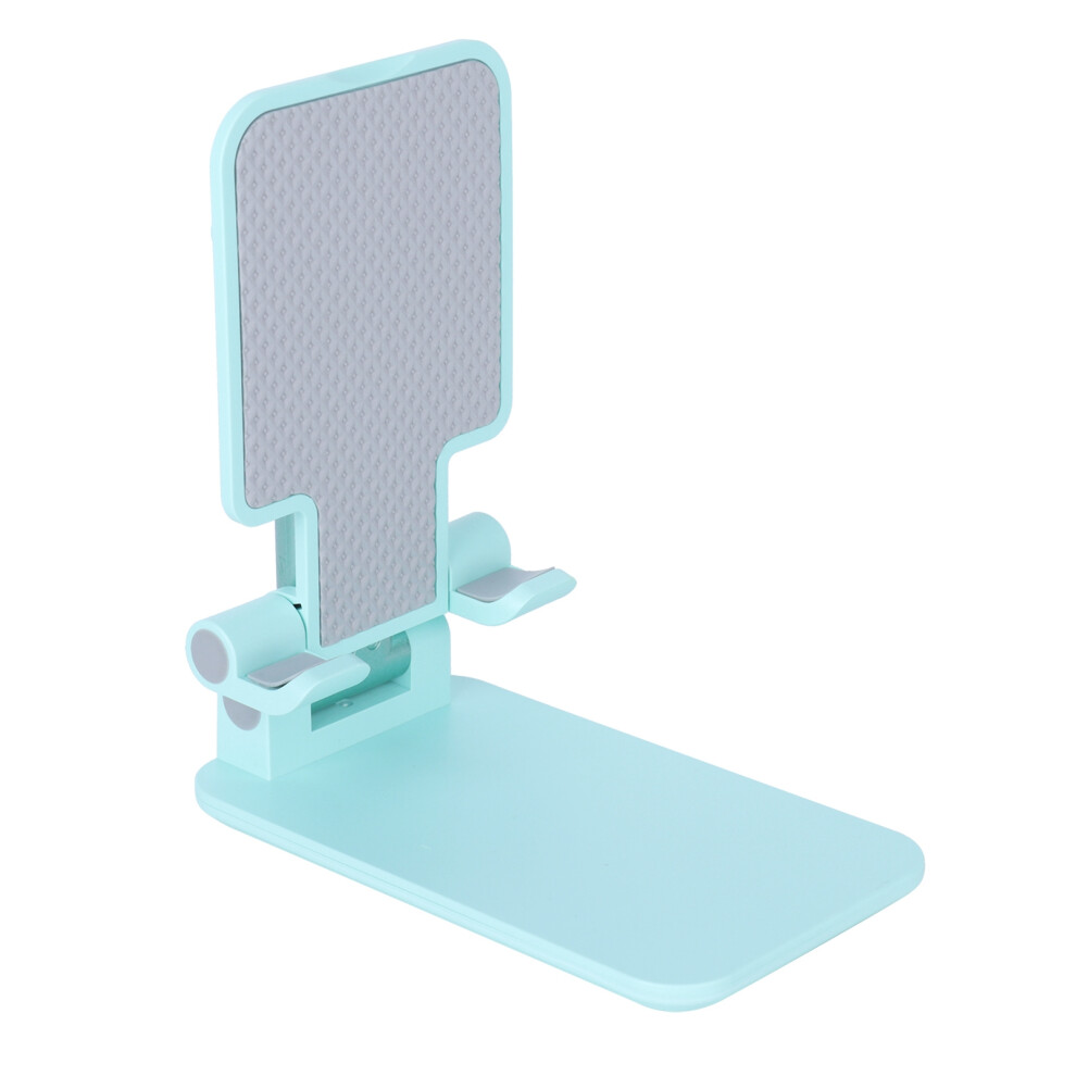 Folding Retractable Mobile Phone Holder Desktop Stand Abs Aluminum Green 7671391664435