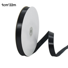 1 Roll Black Silk Ribbon for Packaging Warpping Decorative Tapes Lot K1