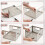 Καλάθι κάρβουνου 12"x12"x7,5" για καπνιστήριο offset – Αξεσουάρ ψησταριάς από ανοξείδωτο 4