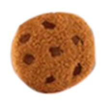 Chocolate Chip Cookies Pillow – Fun Round Throw, 12cm, Compatible with Living Room, Sofa, Car Seats & Tatami
