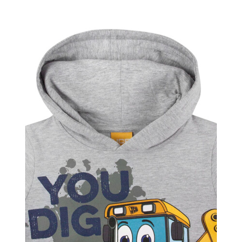 JCB JCB Hoodie (Boys Grey) 2
