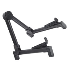 Foldable Non-Slip Guitar Stand Aluminum Alloy Black for Ukulele Pipa Violin