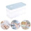Kitchen Egg Holder | Fridge Organizer with Lid & Handles | Double Layer Refrigerator Storage Container | 20 Egg Tray 3