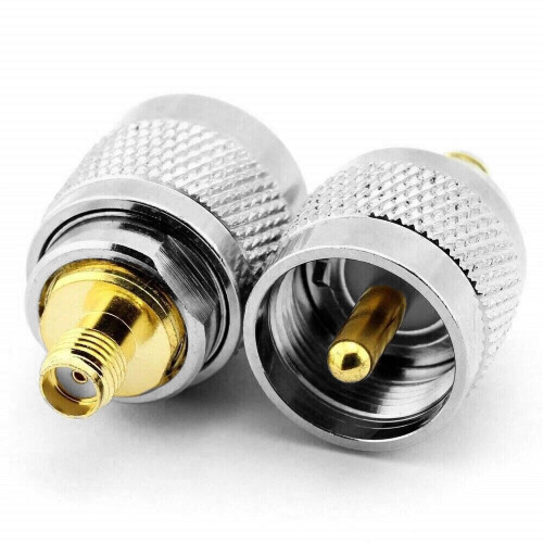 Adaptér 2 ks PL-259UHF samec na SMA samica jack RF sada pre USA