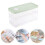 Kitchen Egg Holder | Fridge Organizer with Lid & Handles | Double Layer Refrigerator Storage Container | 20 Egg Tray 5