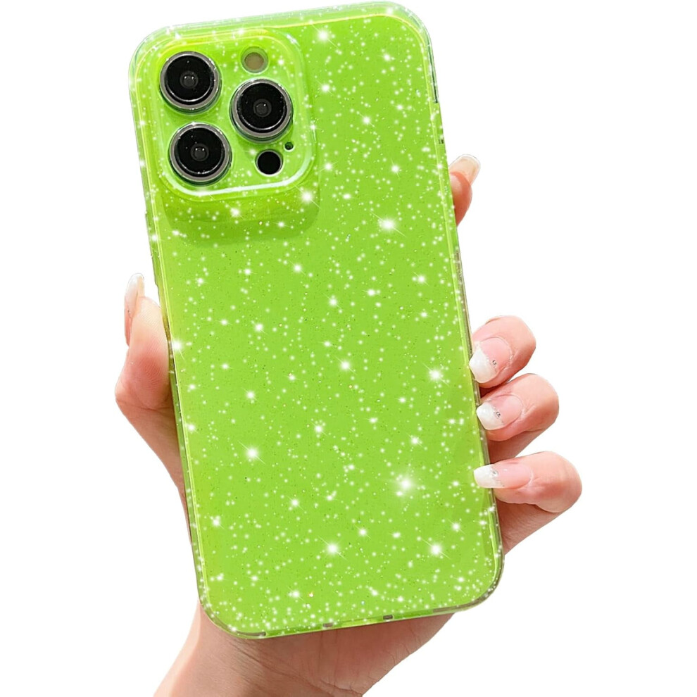 Super Cute Neon Glitter Iphone 15 Plus Case Â Shockproof, Slim, Camera Protection, Glossy Bling (6.7") 9479868908987