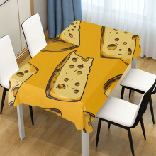 Cheese Rectangle Table Cloth Tablecover Dinning Tablecloth 60"x90"