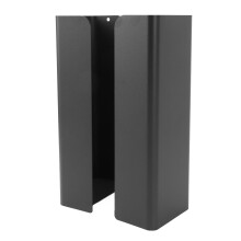 Magnetic Wall‑Mounted Tissue Holder – Adjustable, No‑Punch Paper Towel Box for Kitchen & Fridge, Black