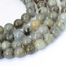 5 Strds Genuine Natural Gemstone Beads Loose Spacer Bead Round Smooth 8~8.5mm-Labradorite