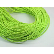 10 Meters Twist String Twine Rope Bracelet Jewelry Cord Synthetic Silk Thread-14# Soft Geen