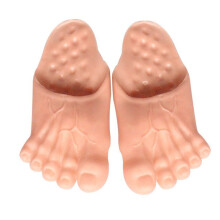 Giant Feet Slippers Big Toe Slippers Slippers Funny Costume Props Slippers Bare Feet Slippers Make Fun Of Slippers Giant Feet Slippers