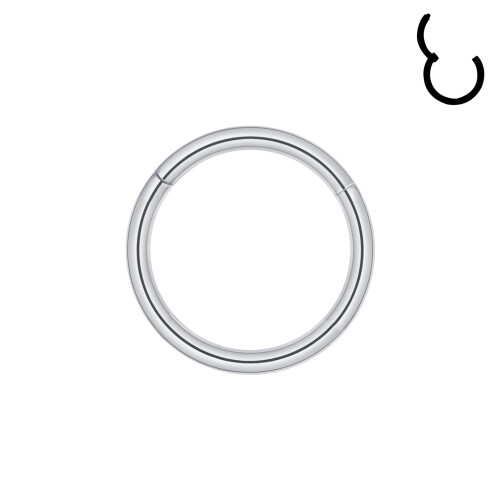 20G Clicker Nose Piercing Septum Ring Basic Silver Conch Helix Cartilage Piercing Earring