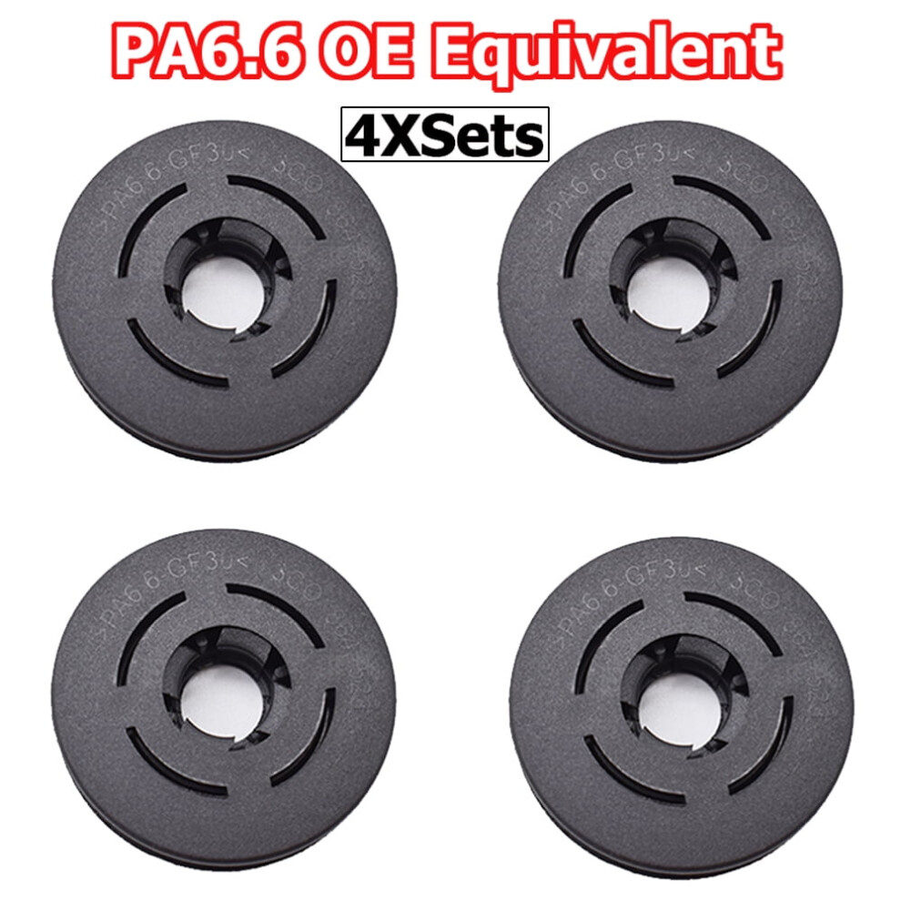 Floor Mat Fastener Clips Fixing Grips Carpet Clamps For Vw Audi Skoda Seat Black 9365509650523
