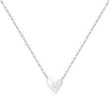 Gold Initial Necklaces for Women 14K Gold Plated Dainty Tiny Small Letter Heart Necklace Initial Jewelry