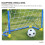 Pyramidti Portable Kids Soccer Goal Blue 7