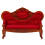 Topbathy House Decor Mini Mini Sofa Brown Plastic 1Pcs Diy Projects For Students 1