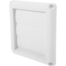 Outdoor Dryer Vent Cover White for House with Durable Louvered Air Vent Cap