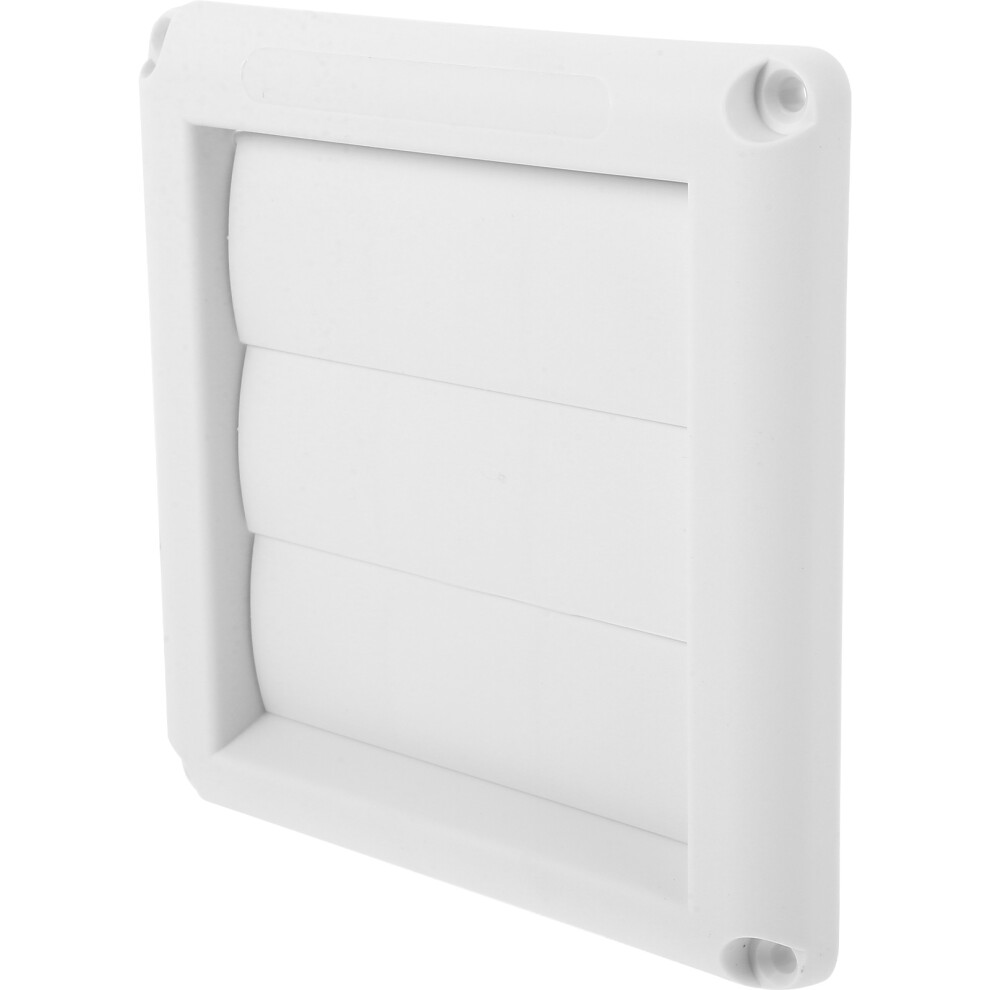 Outdoor Dryer Vent Cover White For House With Durable Louvered Air Vent Cap 9448483649032