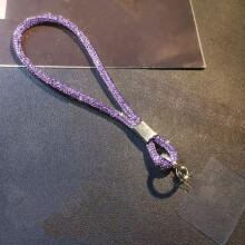 Phone Lanyards, Luxury Shimmering Crystal Wrist Strap, Ideal for Cruises, Parties, Christmas Anti-Theft Accessory Women's Gift Phone Chain