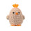 Décoration de poussin de Pâques miniature au crochet faite main 3D 1