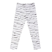 Bandage Printed Leggings Athletic Pants High Stretchy Elastic Waist Yoga Pants Workout Tights Cozy Trousers