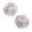 10pcs 12 Sided Dice D12 Polyhedral Dice for Table Games, White Gray, 12mm 6
