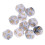 10pcs 12 Sided Dice D12 Polyhedral Dice for Table Games, White Gray, 12mm 7