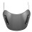 Motorcycle Wind Deflector Black ABS 1 Set 5