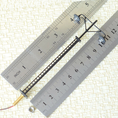 HO Scale LED Street Lights Metal 4-Pack 1