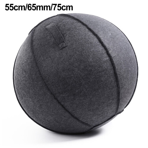 Filtskydd för yogaboll, träningsbollskydd, 55 cm, 65 cm, 75 cm, vikbart, 55 cm 2