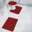 PRETXORVE bath mat set absorbent printed 3-piece 6