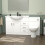 NES Home White 1050mm Freestanding Basin Vanity WC Unit Bath Panel & BTW Toilet 3