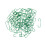 C-Shaped Christmas Ornament Hooks Green 100 Pcs 3
