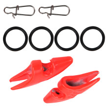Shrimp Lure Head Cover Drop Weights 25g Bait Sinker with Buckles