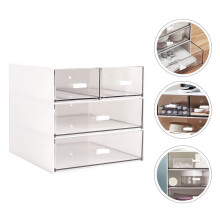 Boîte de rangement pour maquillage, idéale pour les étudiantes.