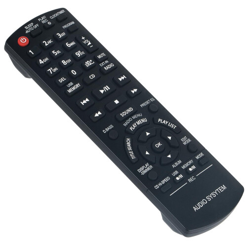 Stereo Remote Control N2QAYB000637 Replacement for Panasonic SAAKX Series Compact System, No Programming Needed 2